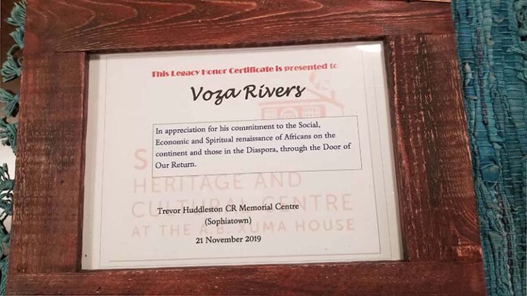 VOZA RIVERS receives AUDELCO Lifetime Achievement Award & the Legacy ...